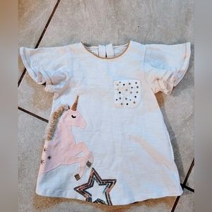Mud Pie Baby Girls'  Unicorn Tunic